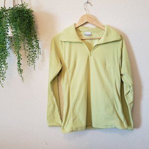 Columbia Fleece Quarter Zip Pullover Sweater